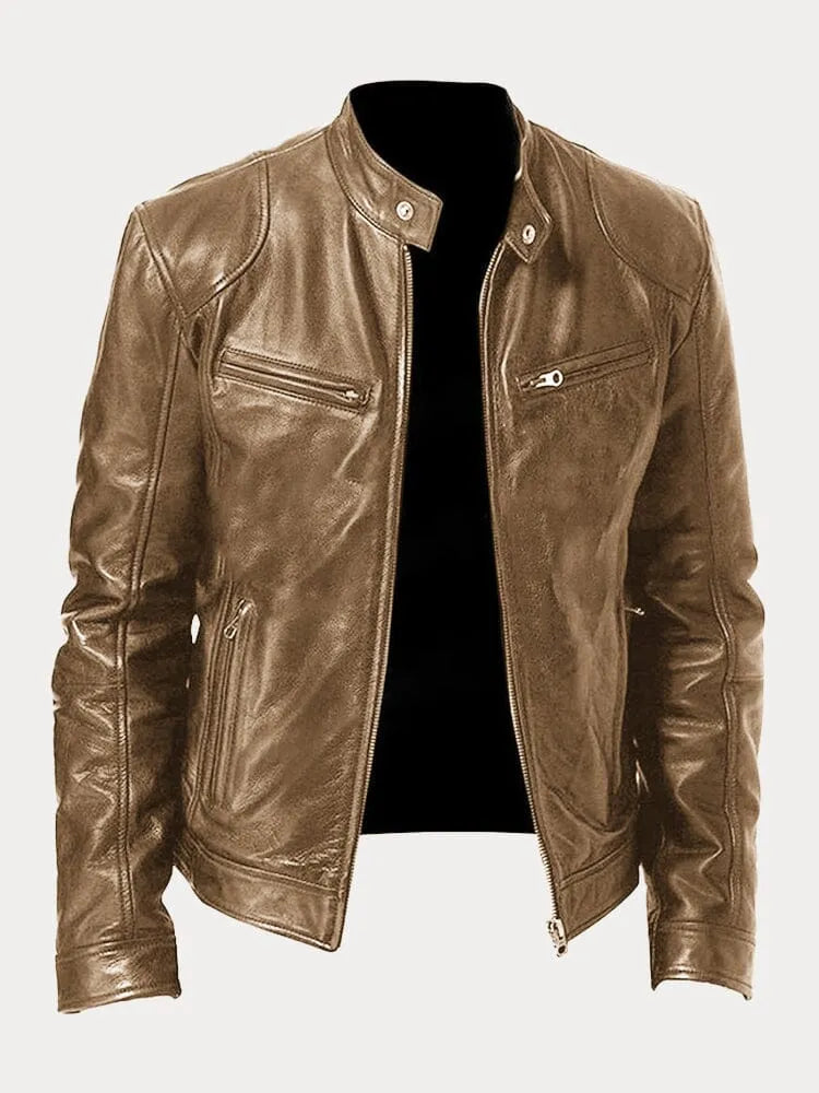 Vincenzo | Giacca casual in pelle