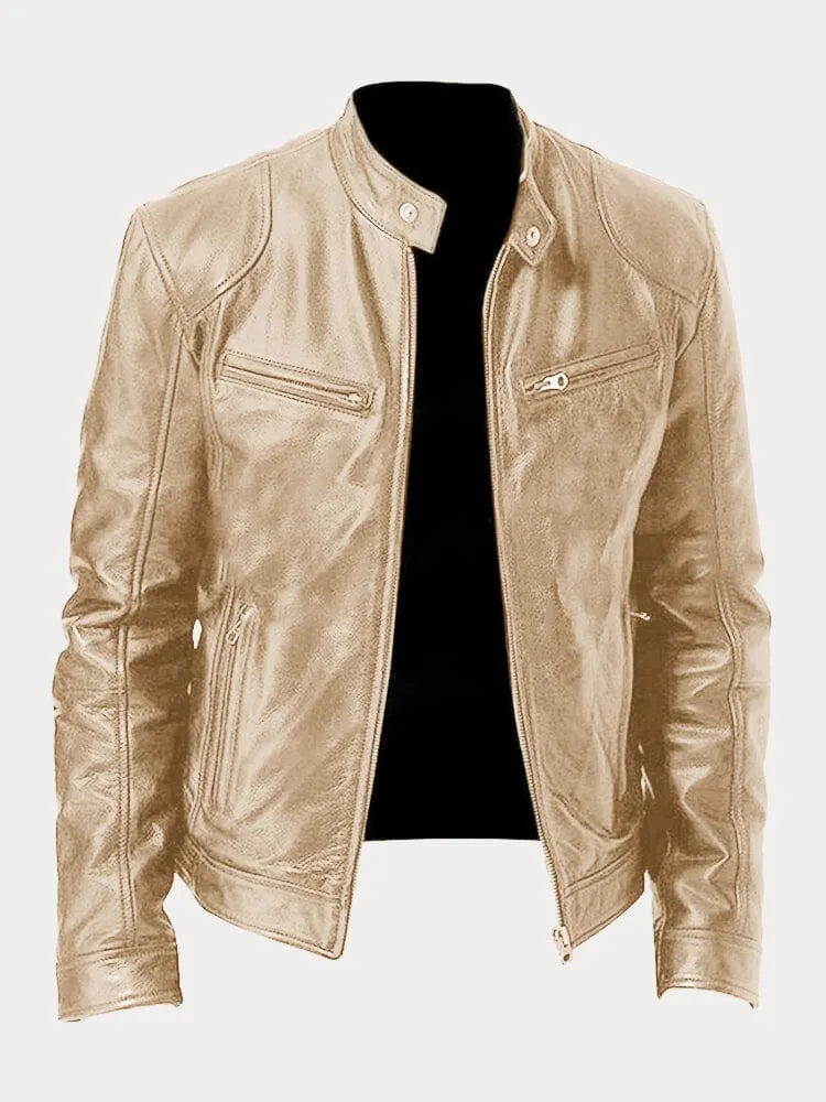 Vincenzo | Giacca casual in pelle