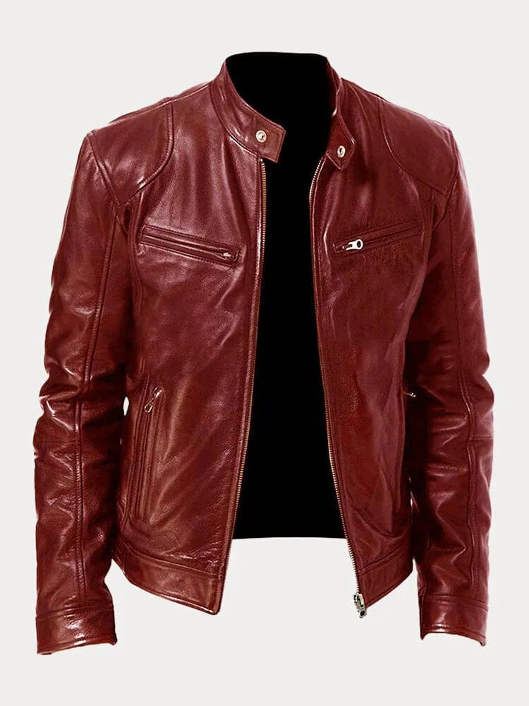 Vincenzo | Giacca casual in pelle