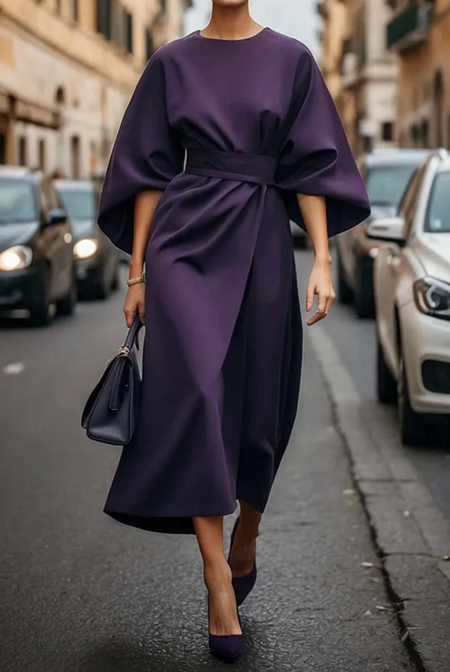 Camilla™ | Abito elegante con maniche ampie