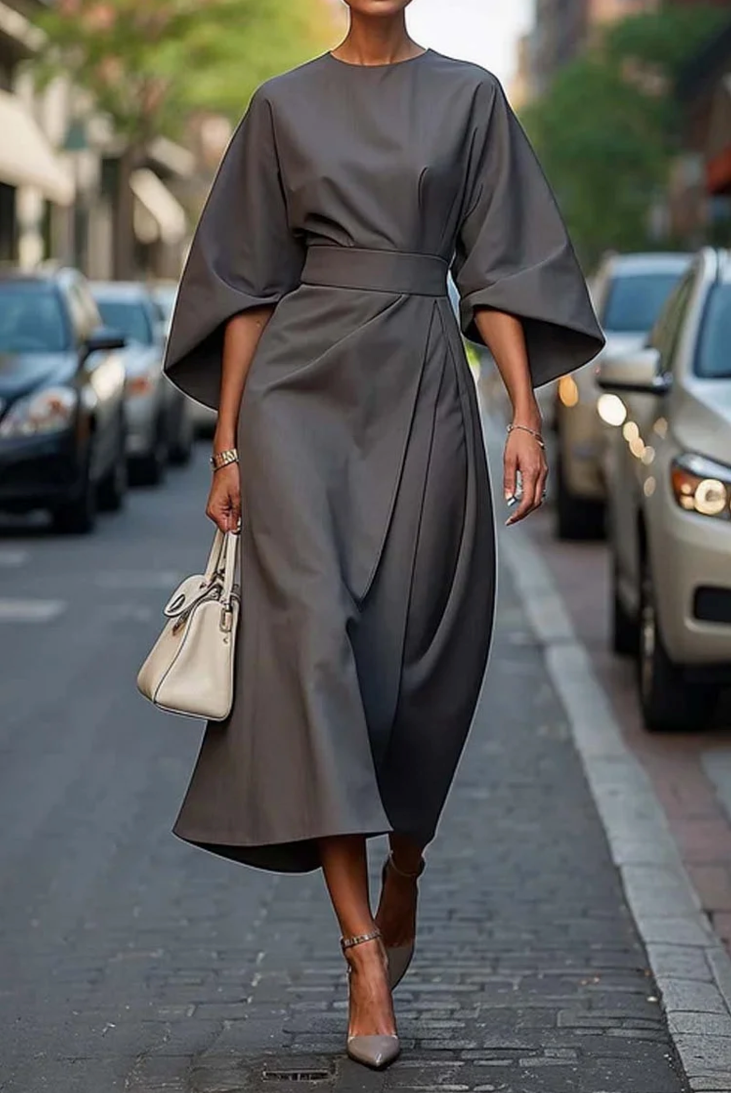 Camilla™ | Abito elegante con maniche ampie