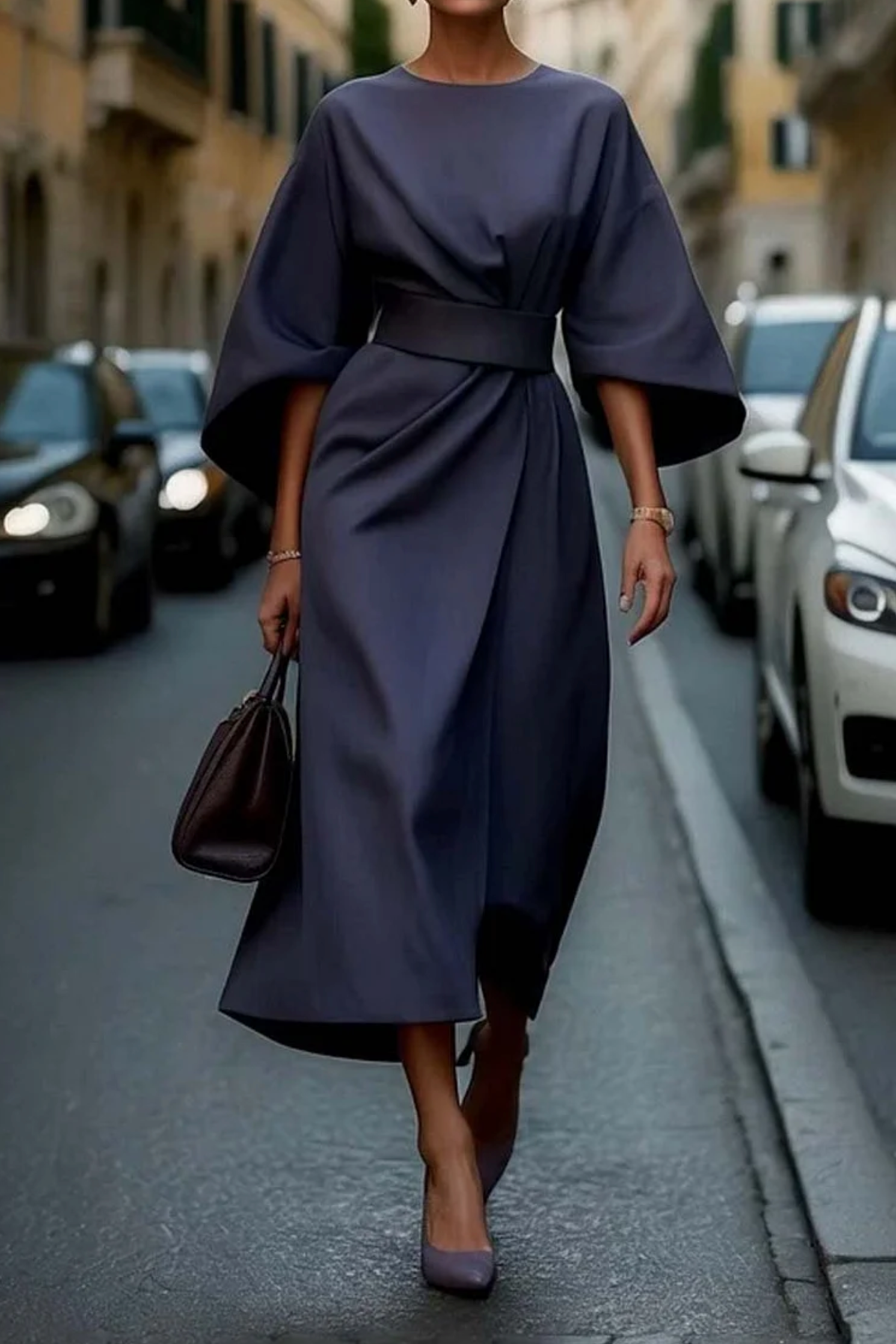 Camilla™ | Abito elegante con maniche ampie