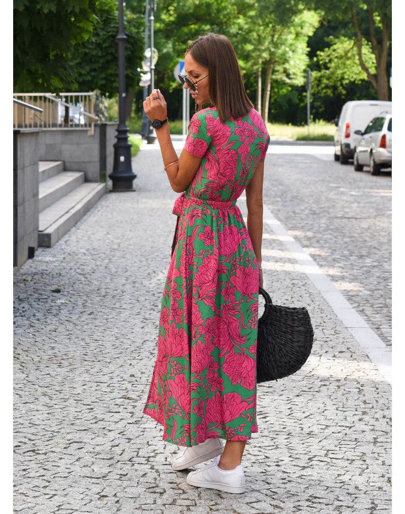 Suzanne | Elegante Abito con Scollo a V
