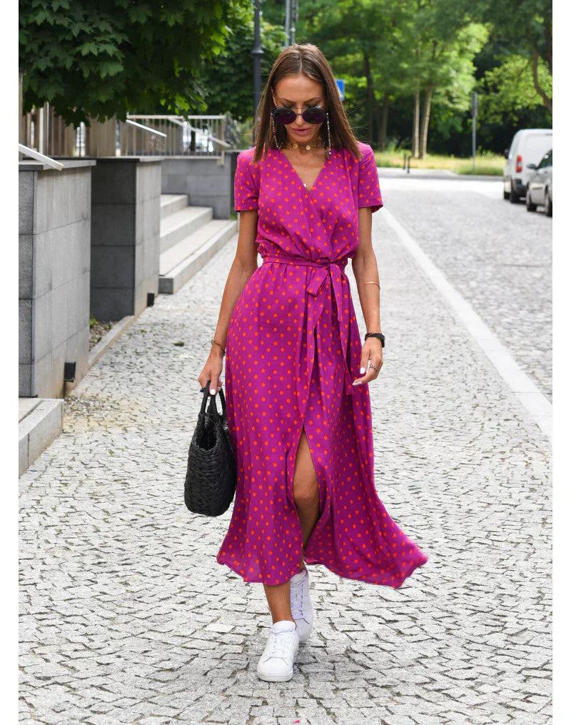 Suzanne | Elegante Abito con Scollo a V