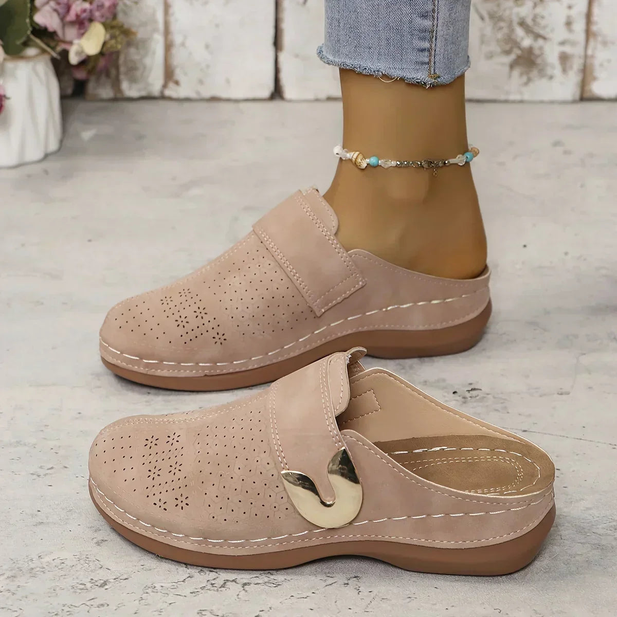 Caprielle™ Sandali con zeppa chic