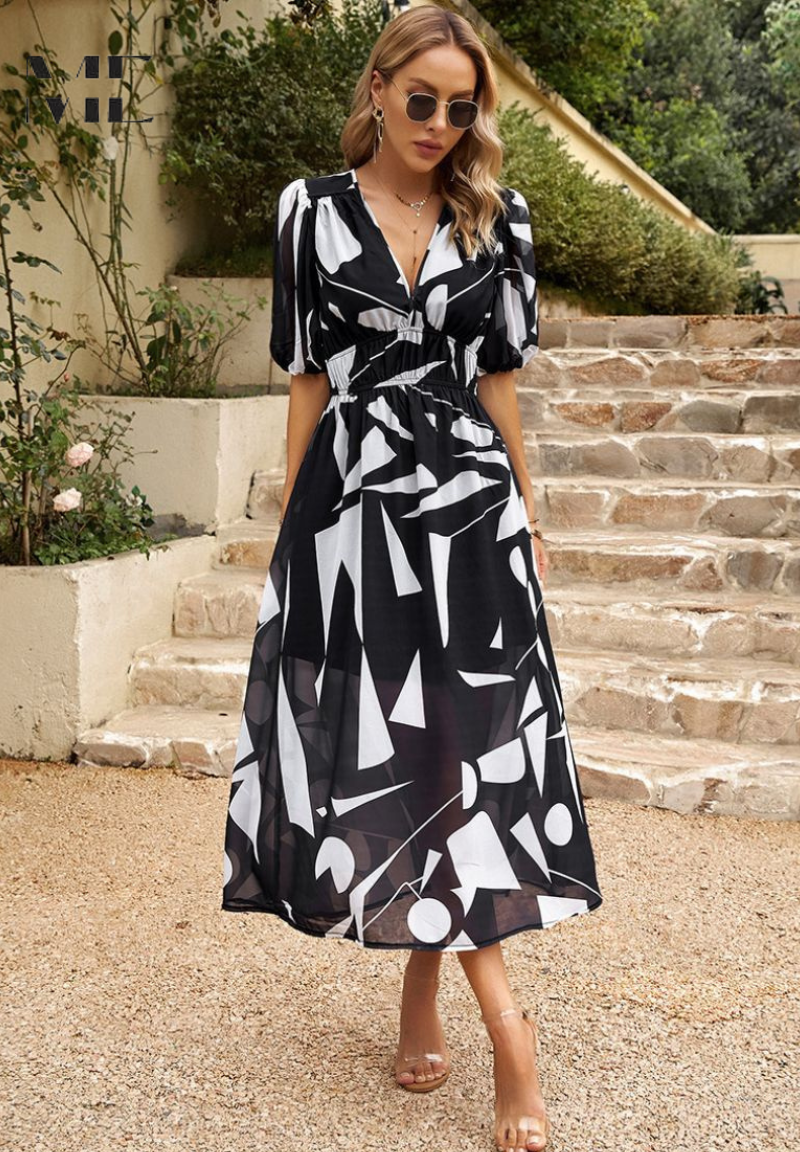 Danielle | Abito Midi Luxe Classico (Disponibilità Limitata)