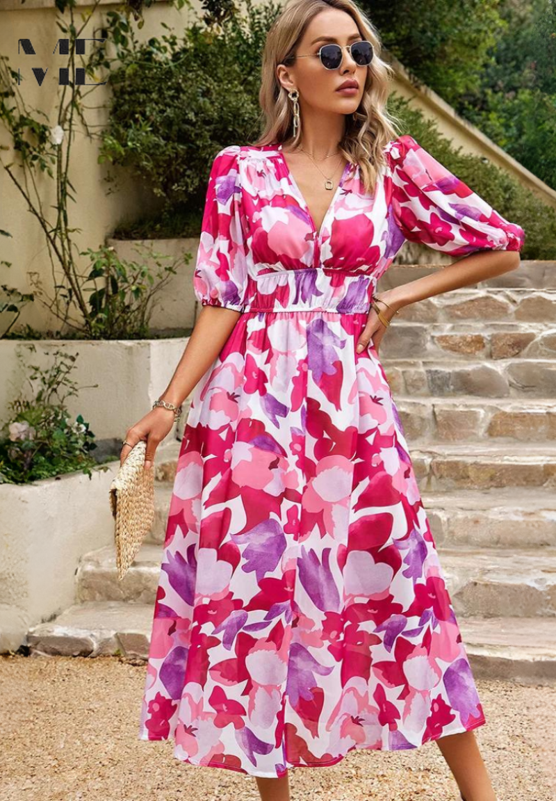Danielle | Abito Midi Luxe Classico (Disponibilità Limitata)