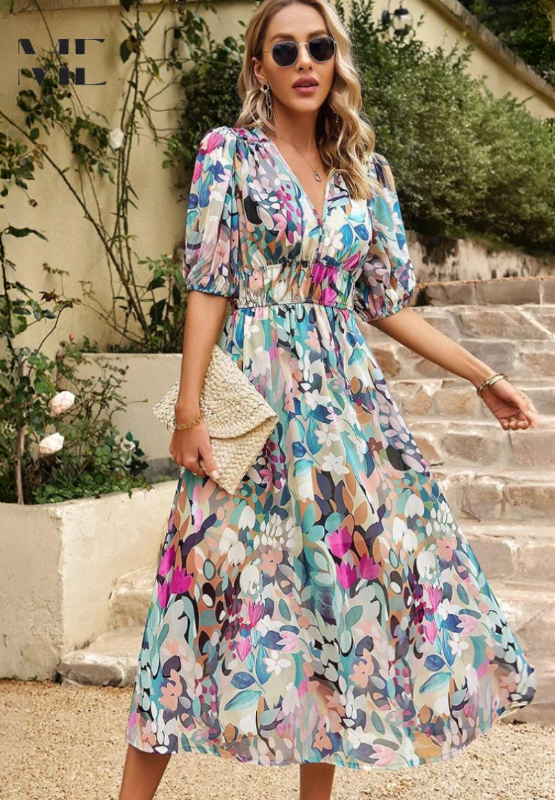 Danielle | Abito Midi Luxe Classico (Disponibilità Limitata)