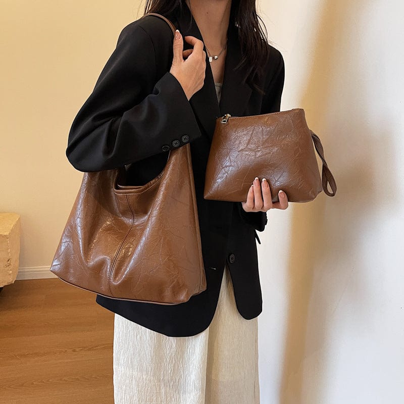 Elegante borsa a spalla di grande formato