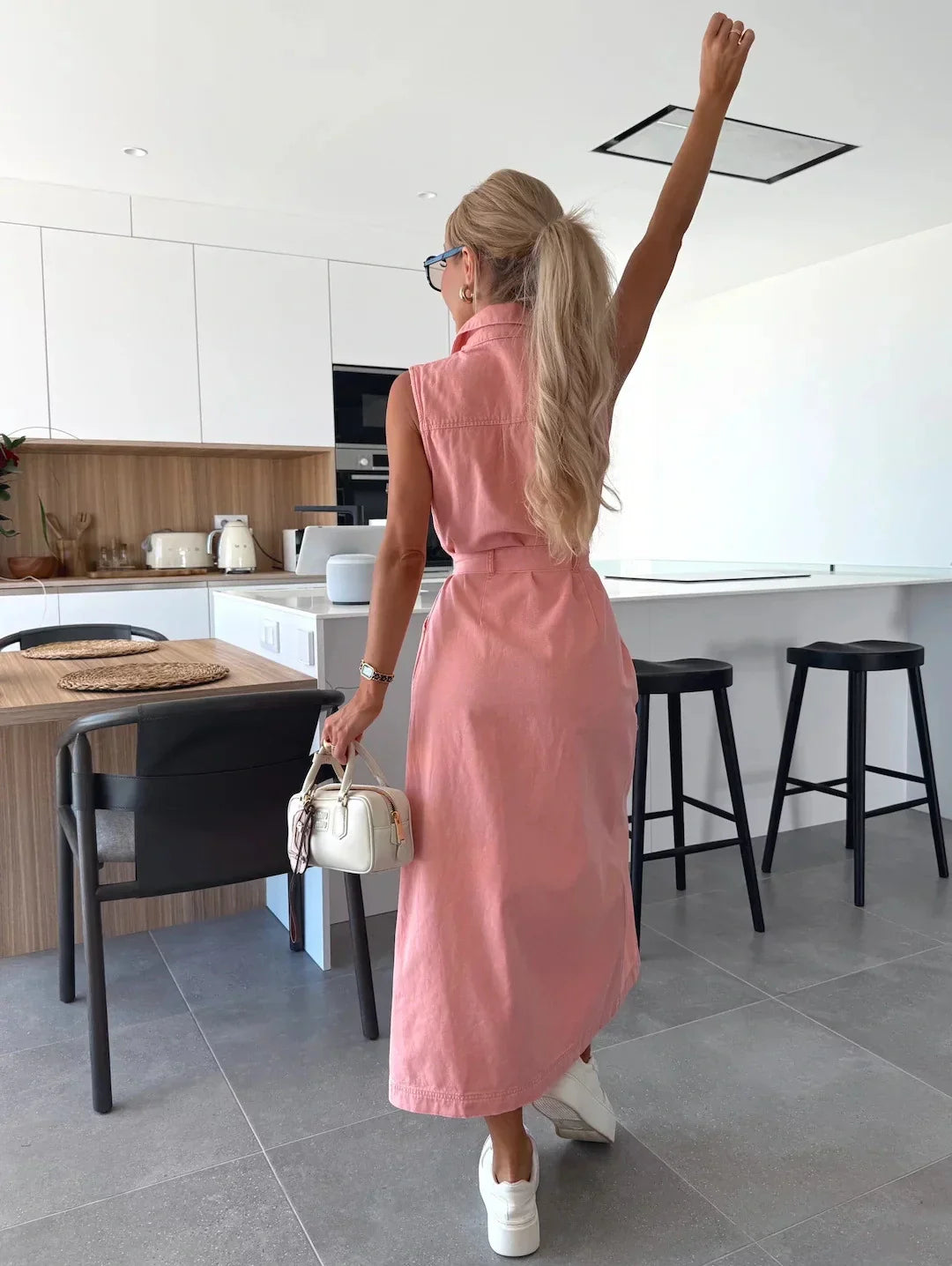 Demea | Maxi Denim Dress