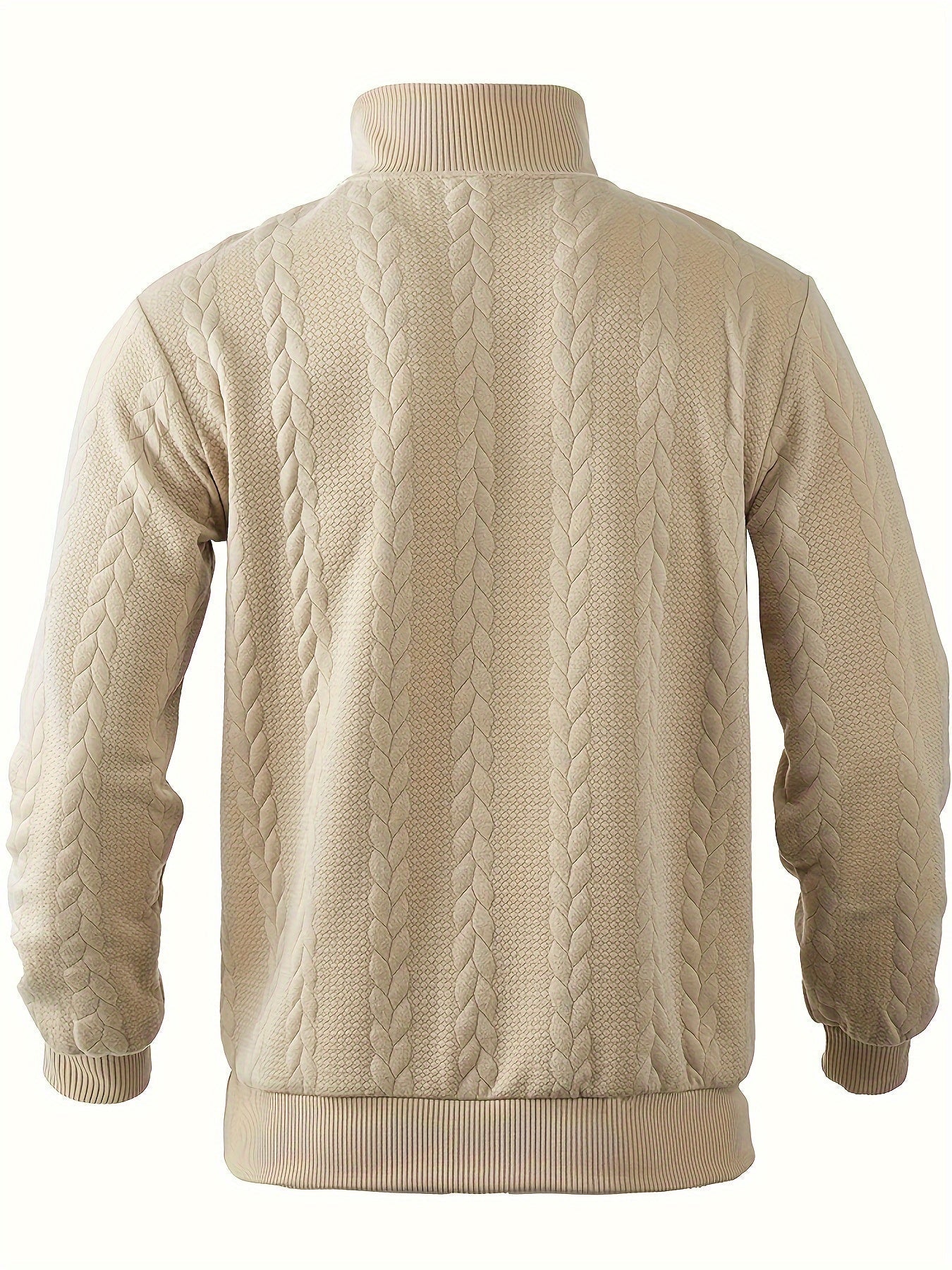 Rafaele™ - Maglione vintage da uomo con chiusura a zip