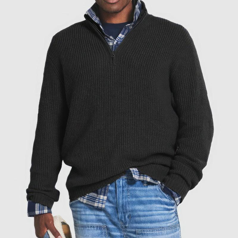 Tony™ | Maglione a Maglia con Zip per Uomo