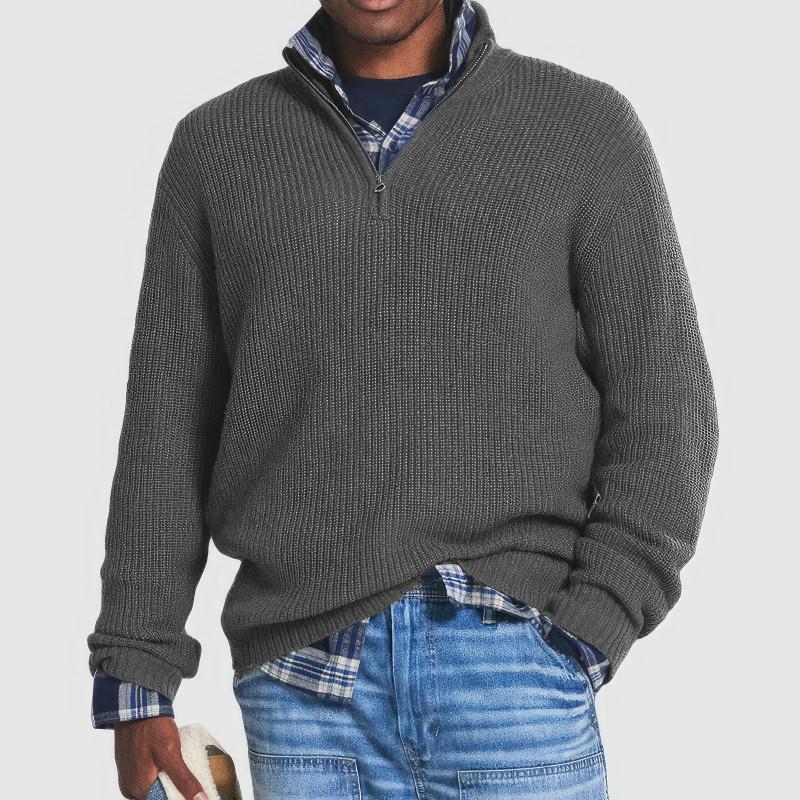 Tony™ | Maglione a Maglia con Zip per Uomo