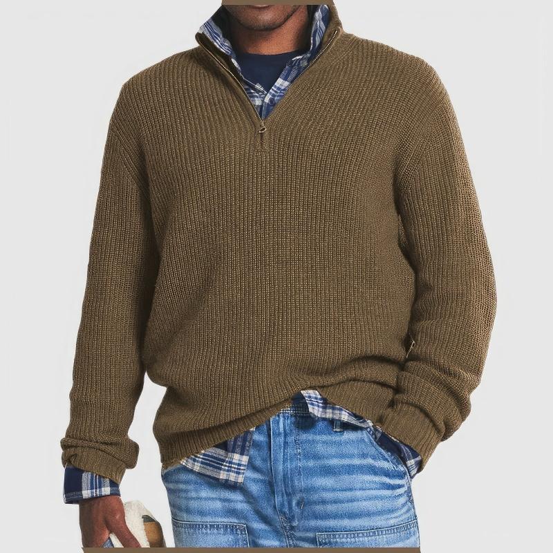 Tony™ | Maglione a Maglia con Zip per Uomo