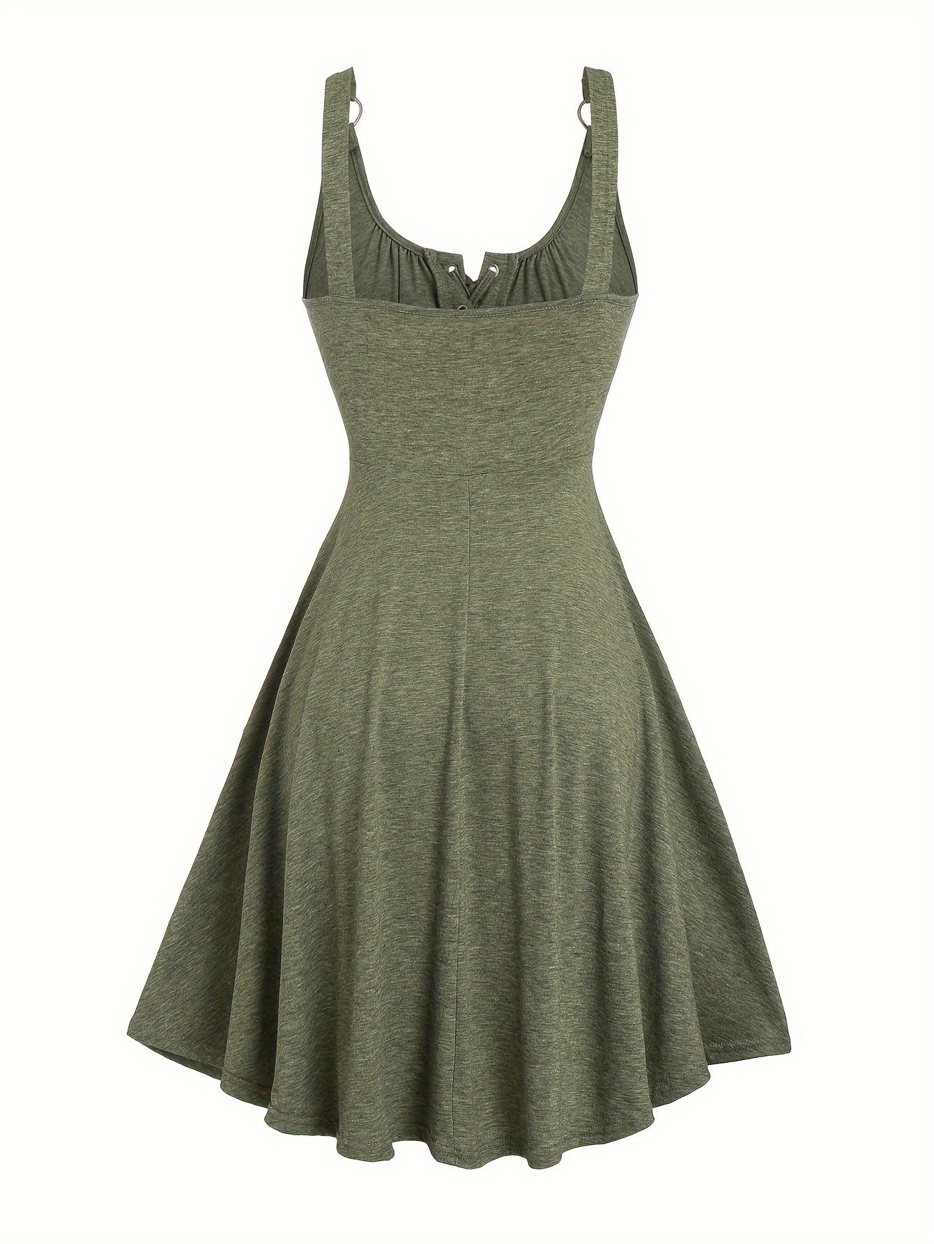 Jade™ | Abito casual con chiusura a fiocco e scollo rotondo