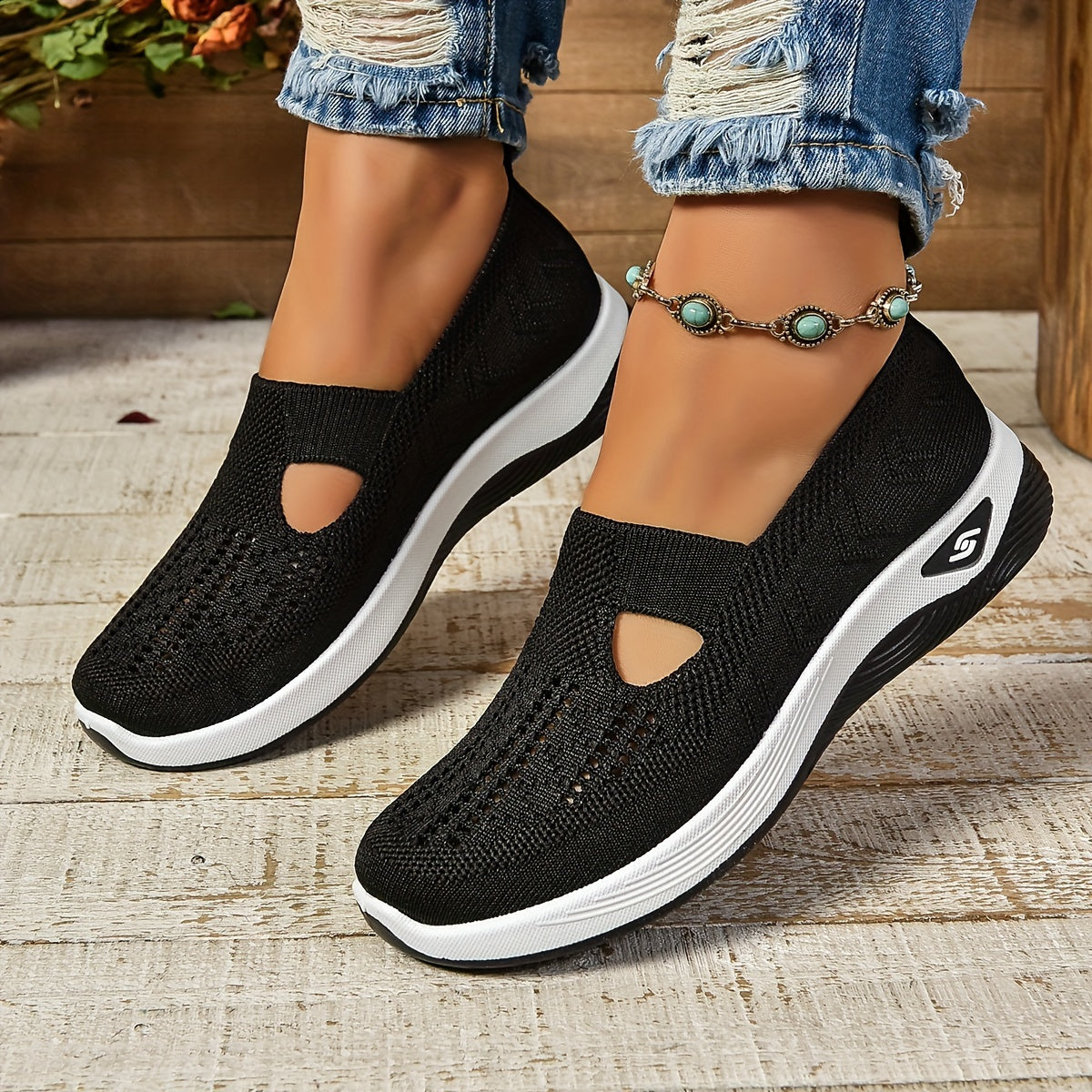 Carmelle – Scarpe da trekking traspiranti Slip-On