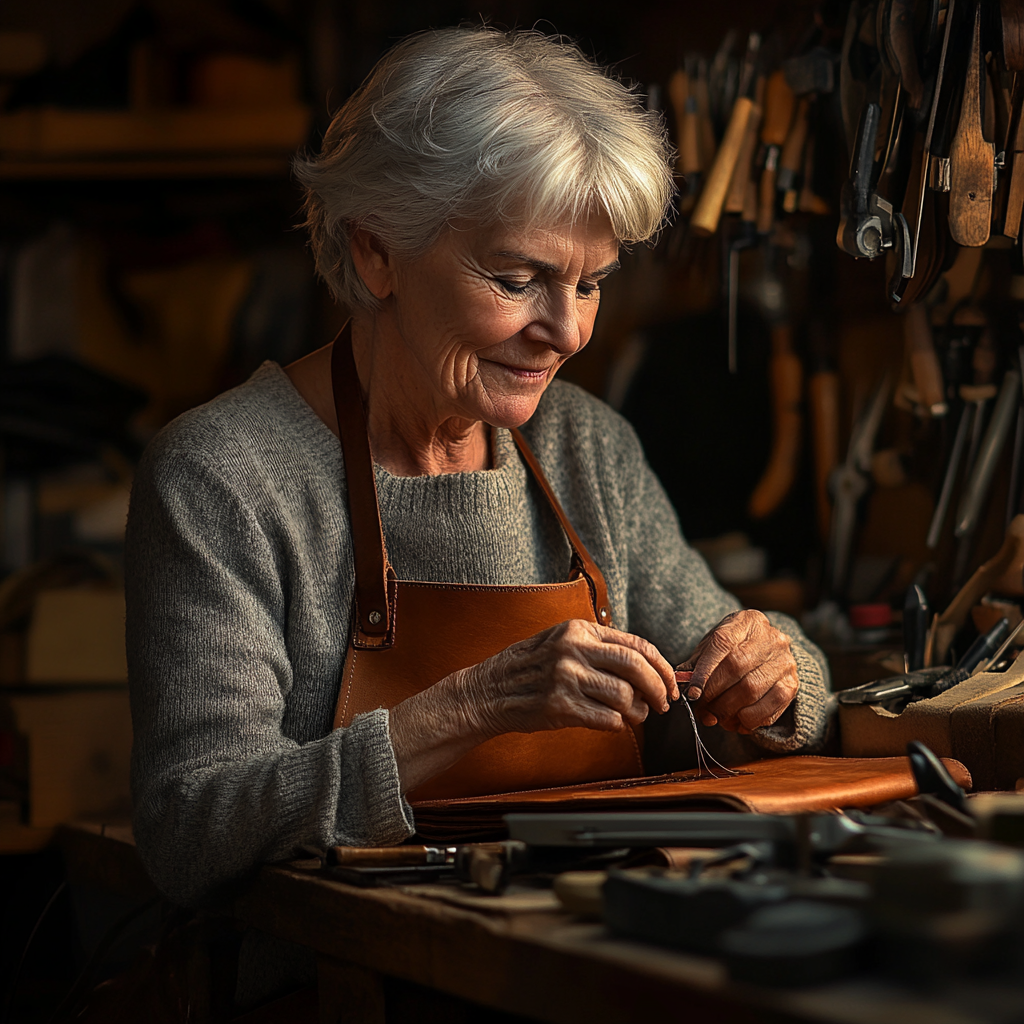 Lina | Borsa a Tracolla Vintage a Scacchi