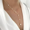 Collana con Pendenti e Perle Vintage