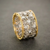 Anello Ivy con Zirconio Vintage