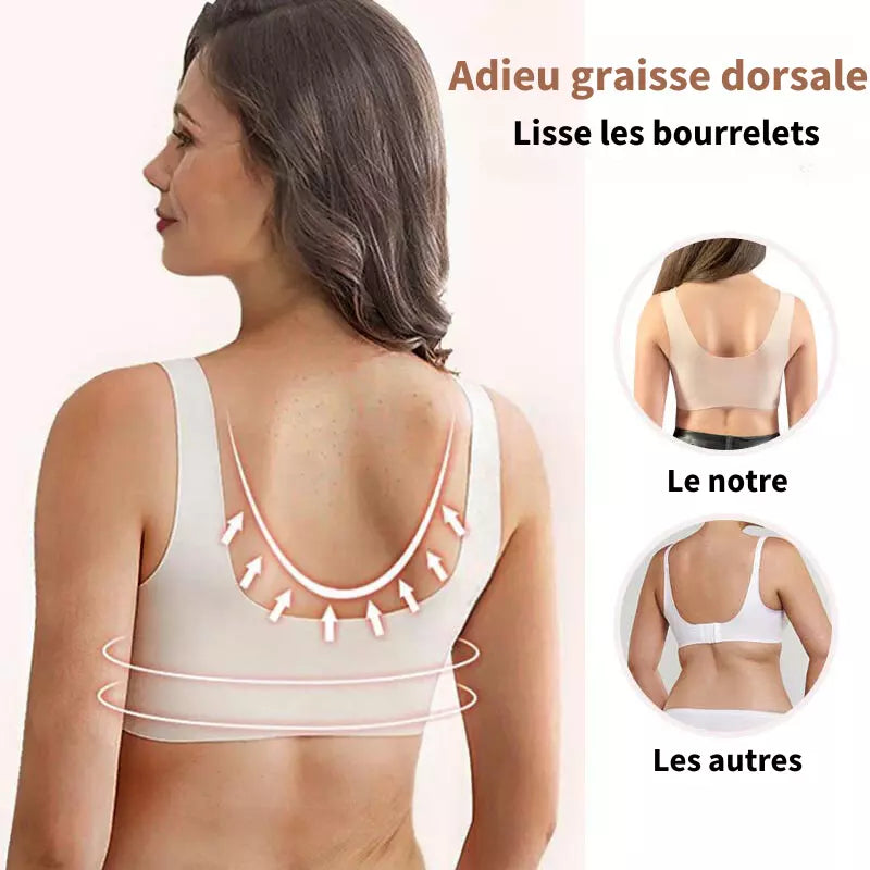 Livia - Pacco da 3 Reggiseni Senza Fili Modellanti con Chiusura Frontale