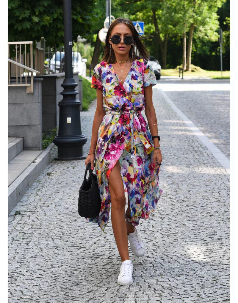 Suzanne | Elegante Abito con Scollo a V