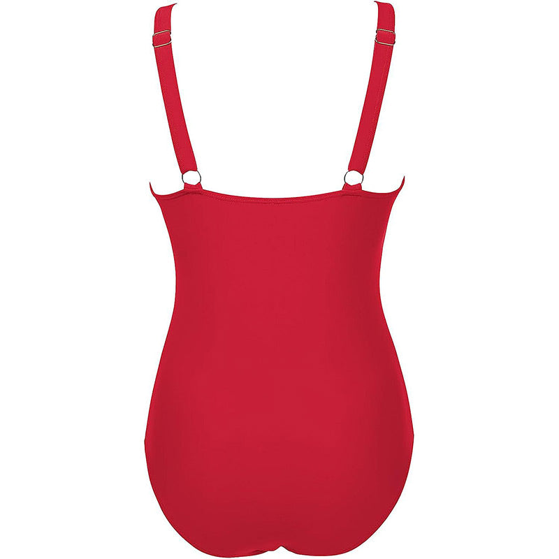 Costume da Bagno Modellante con Accenti in Rete di Lusso